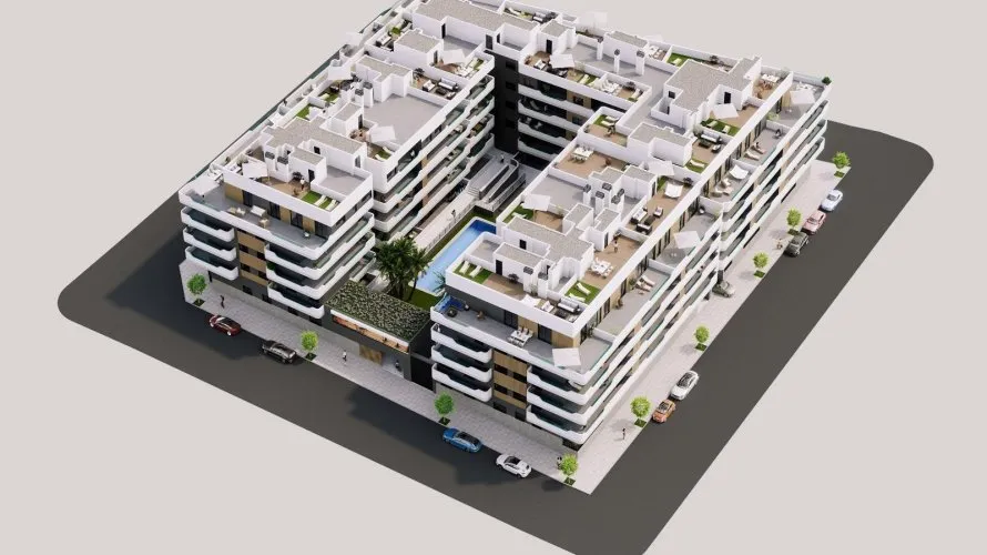 Apartamento de 2 dormitorios en Santa Pola, Spain No. 900 № 3