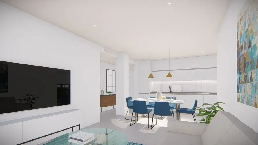 Apartamento de 3 dormitorios en Villajoyosa, Spain No. 483 № 2