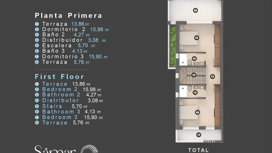 Villa de 3 dormitorios en Alicante, Spain No. 92 № 7