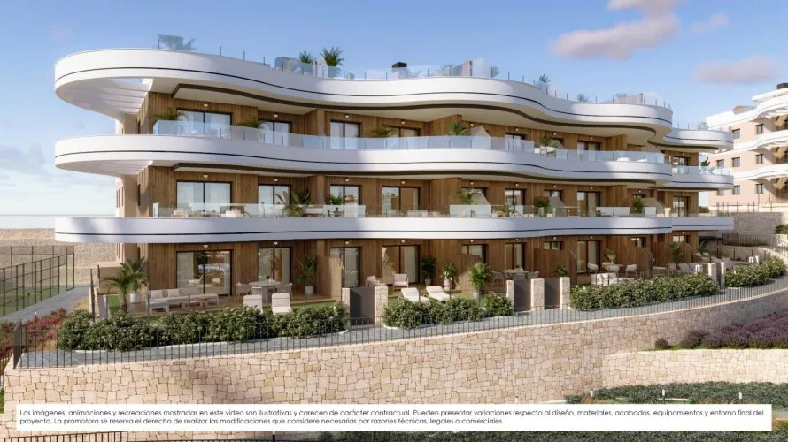 Apartamento de 3 dormitorios en Finestrat, Spain No. 1181
