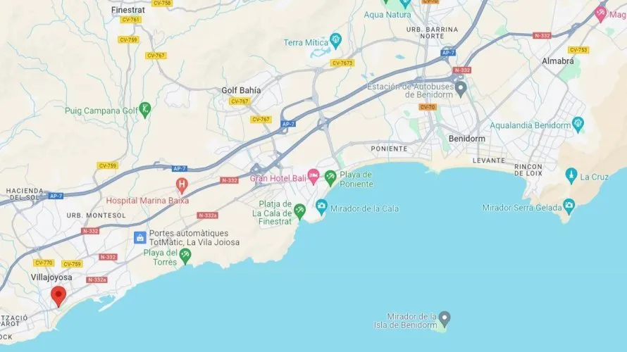 Apartamento de 2 dormitorios en Villajoyosa, Spain No. 604 № 10