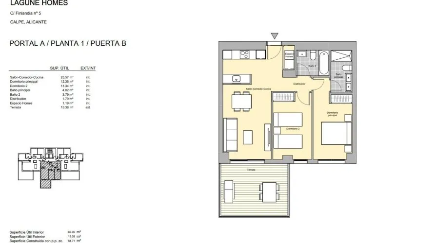 Apartamento de 2 dormitorios en Calpe, Spain No. 544 № 9