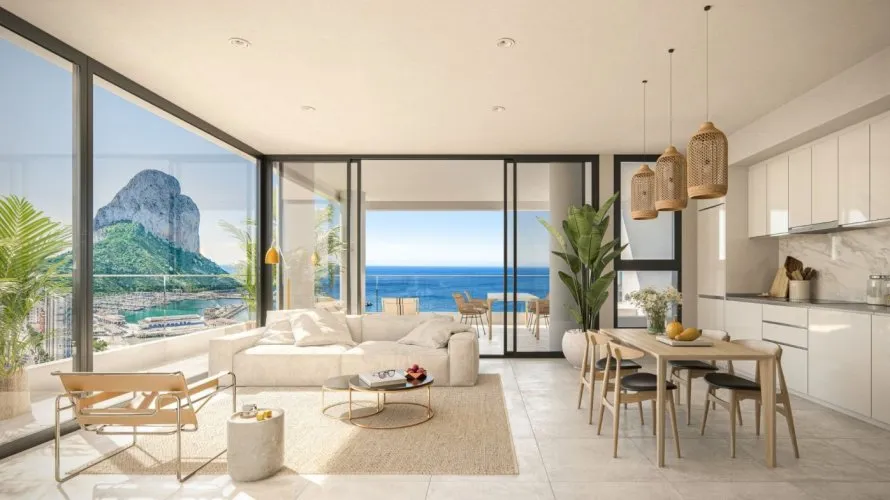 Apartamento de 3 dormitorios en Calpe, Spain No. 394 № 2