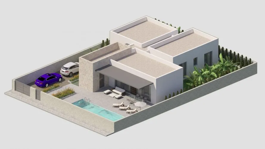 Villa de 3 dormitorios en Benijófar, Spain No. 320 № 1