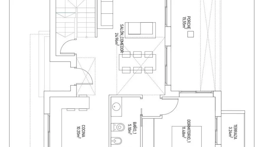 Villa de 3 dormitorios en Torrevieja, Spain No. 422 № 4