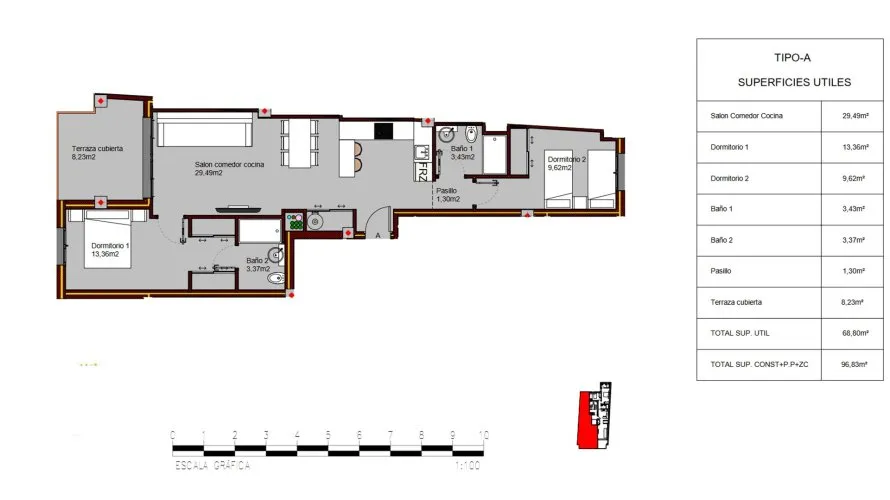 Apartamento de 2 dormitorios en Alegria Residencial XIX Torrevieja, Spain No. 66