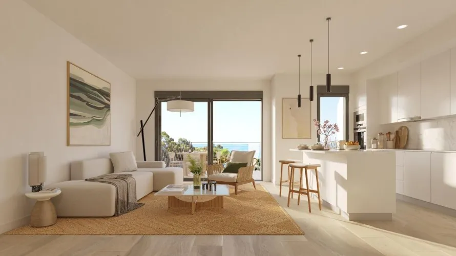 Apartamento de 1 dormitorio en Villajoyosa, Spain No. 447
