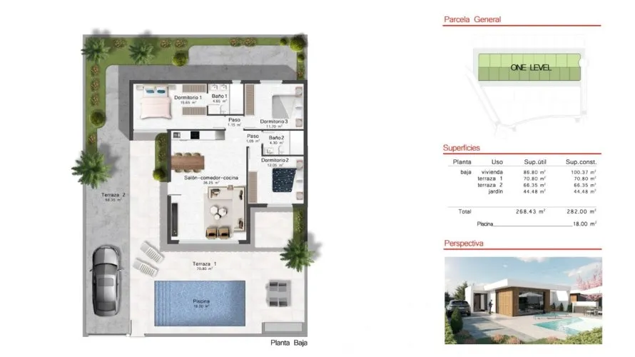 Villa de 3 chambres à Banos Y Mendigo, Spain No. 368 № 2