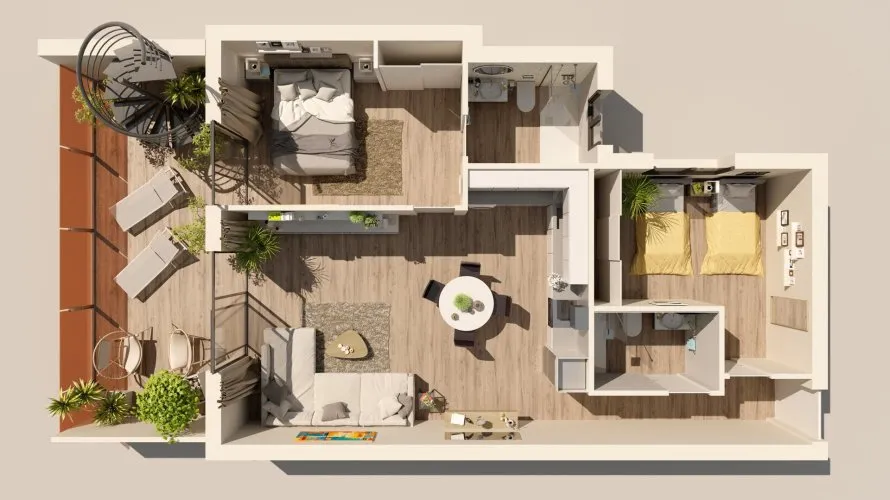 Apartment de 3 chambres à Alegria Residencial XXI Torrevieja, Spain No. 77 № 8
