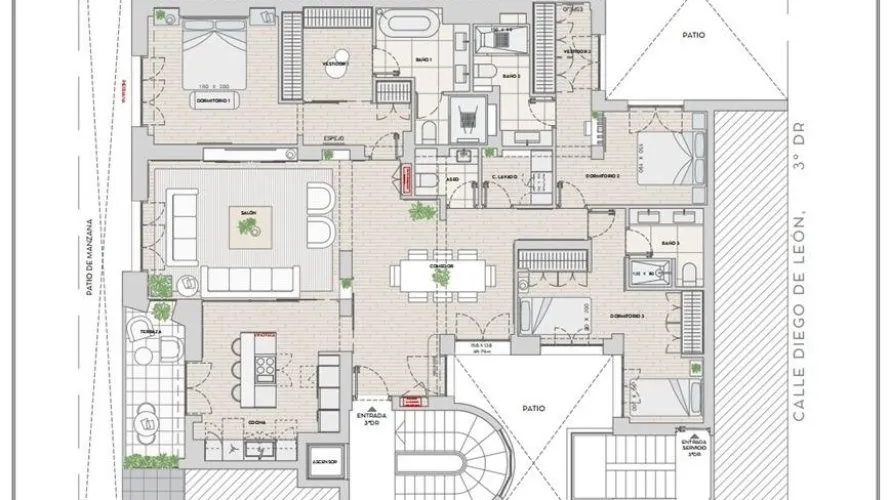 Apartment de 3 chambres à Madrid, Spain No. 728 № 22