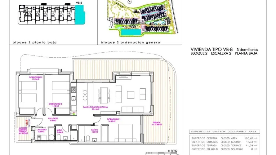 Land plot de 3 chambres à Playa Flamenca II, Spain No. 304 № 8