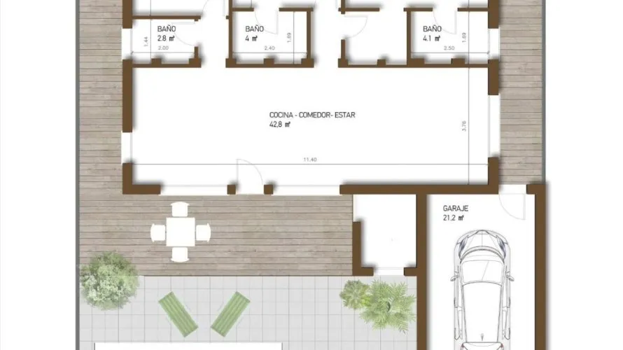 Villa de 3 chambres à Fuente Alamo de Murcia, Spain No. 1317 № 19
