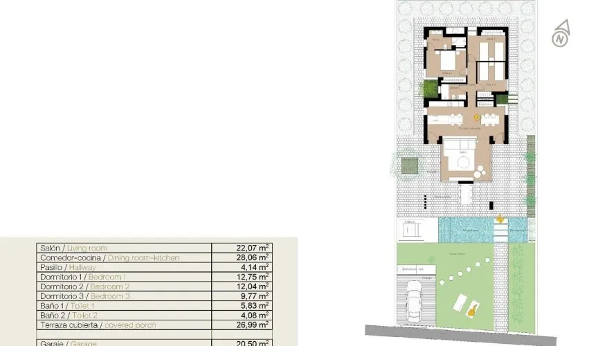 Villa de 3 chambres à San Fulgencio, Spain No. 485 № 17