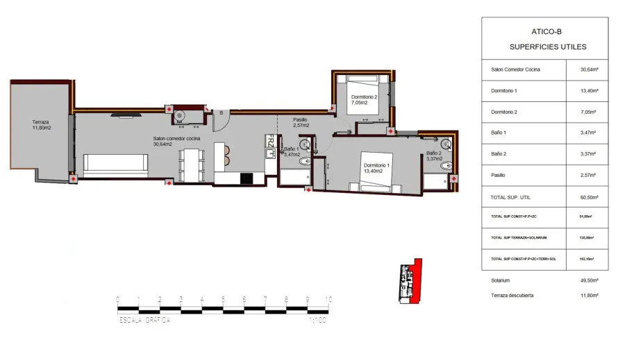 Apartment de 2 chambres à Alegria Residencial XIX Torrevieja, Spain No. 69