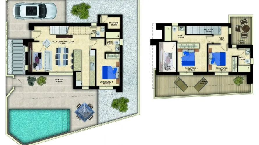 Villa de 3 chambres à Benijofar, Spain No. 370 № 4