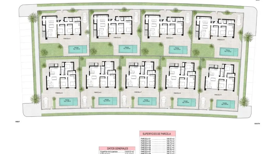 Villa de 2 chambres à Alhama de Murcia, Spain No. 3080 № 2
