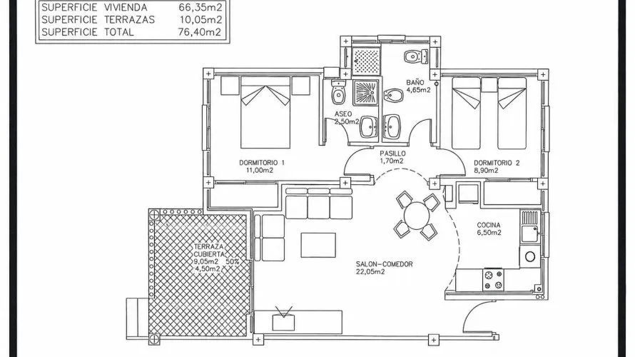 Apartment de 2 chambres à La Zenia, Spain No. 3124 № 17