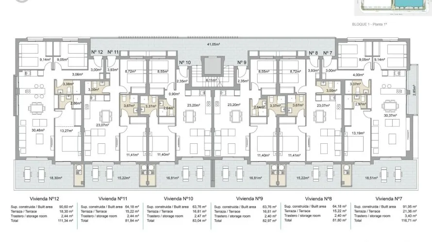 Apartment de 2 chambres à Pilar de la Horadada, Spain No. 3338 № 7