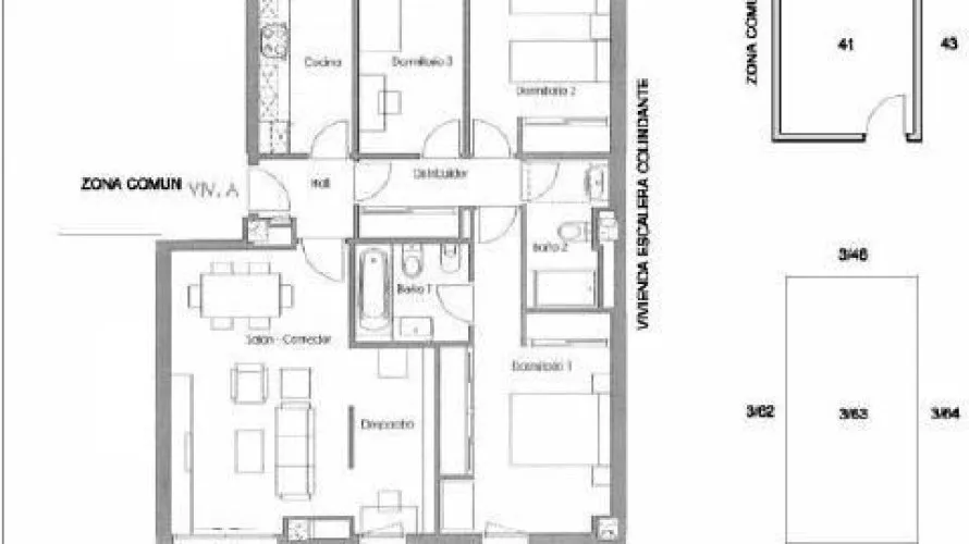 Квартира с 3 спальнями в Аликанте, Испания №1242 № 3