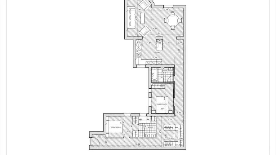 Квартира с 2 спальнями в Мадрид, Испания №1090 № 24