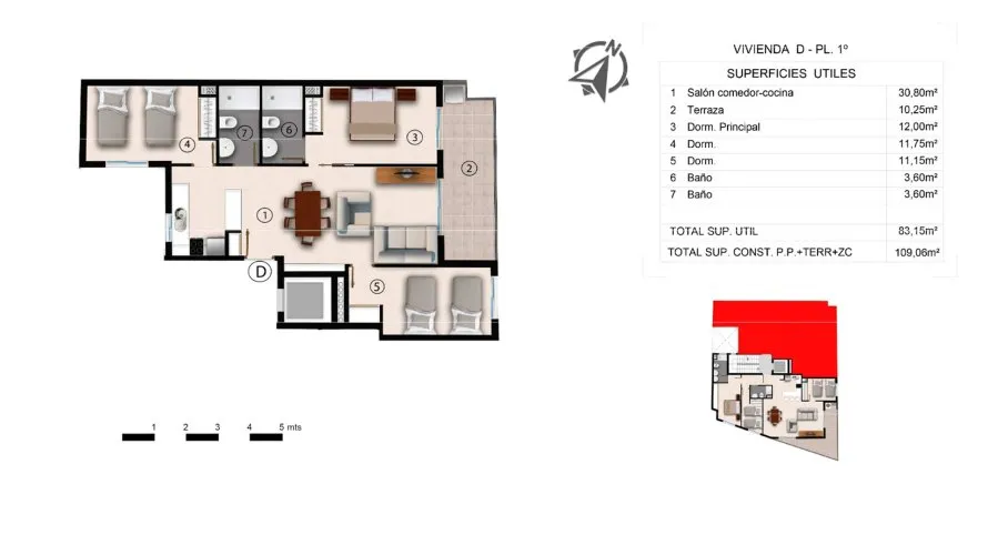 Квартира с 3 спальнями в Alegria Residencial XX, Торревьеха, Испания №70