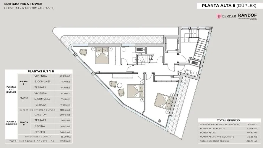 3 bedrooms penthouse for sale, Finestrat, Spain No. 766 № 14