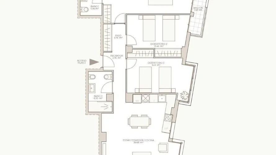 3 bedrooms apartment for sale, Valencia, Spain No. 920 № 10