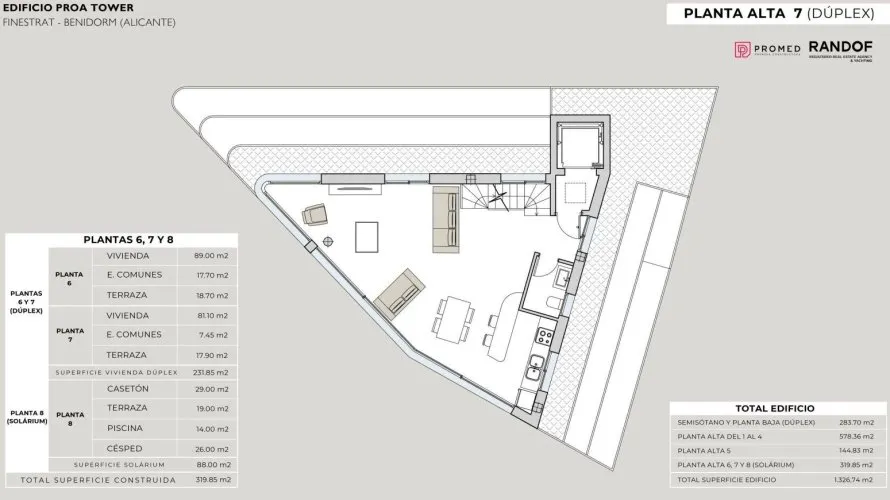3 bedrooms penthouse for sale, Finestrat, Spain No. 766 № 15