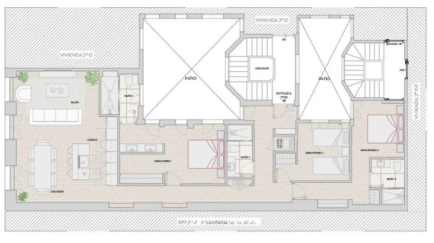 3 bedrooms apartment for sale, Madrid, Spain No. 696 № 15