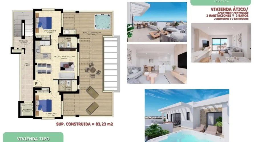 2 bedrooms apartment for sale, Torrevieja, Spain No. 1137 № 6