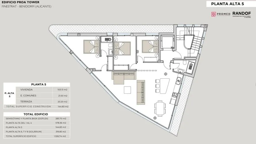 3 bedrooms penthouse for sale, Finestrat, Spain No. 766 № 13