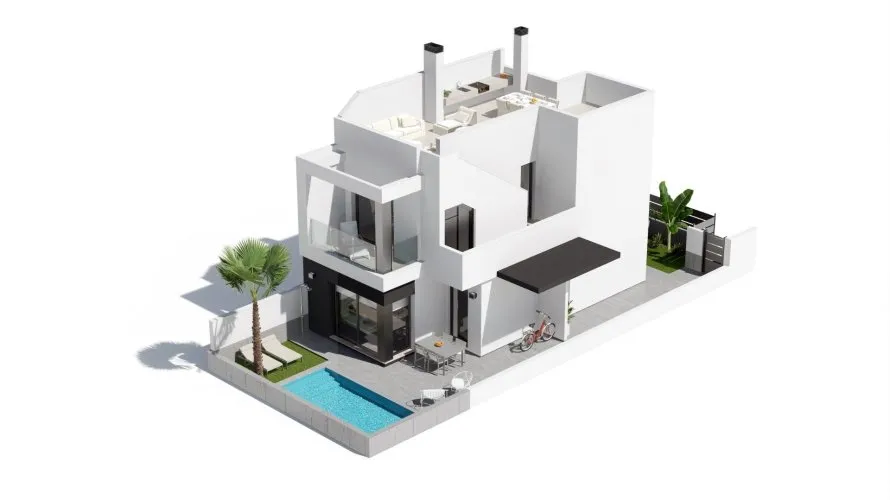 3 bedrooms villa for sale, Santiago de la Ribera, Spain No. 534 № 6