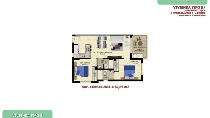 2 bedrooms apartment for sale, Torrevieja, Spain No. 1137 № 4