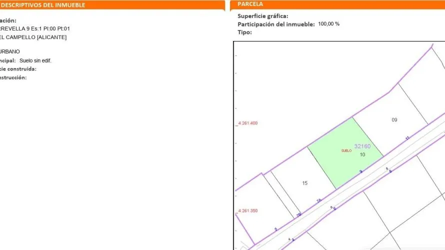 Land plot for sale, El Campello, Spain No. 2796 № 4